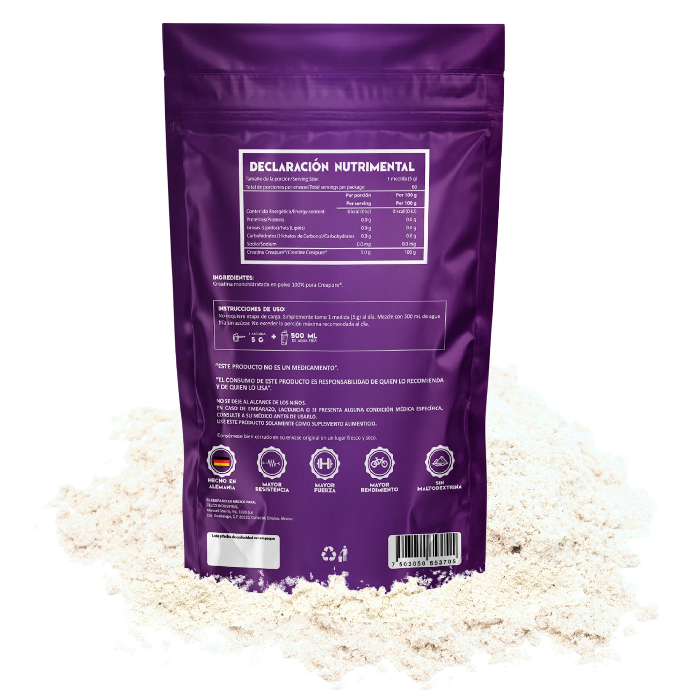 DUO CREATINA MONOHIDRATADA CREAPURE®