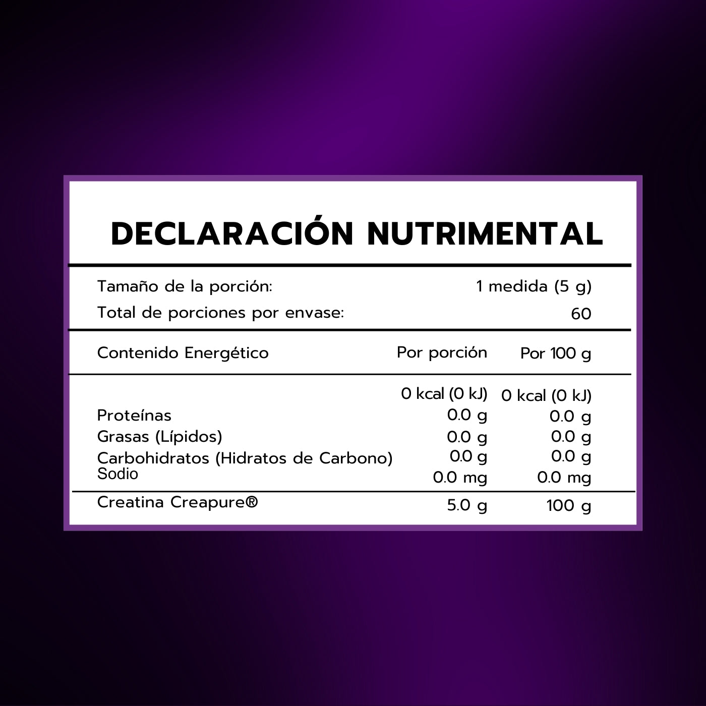 DUO CREATINA MONOHIDRATADA CREAPURE®