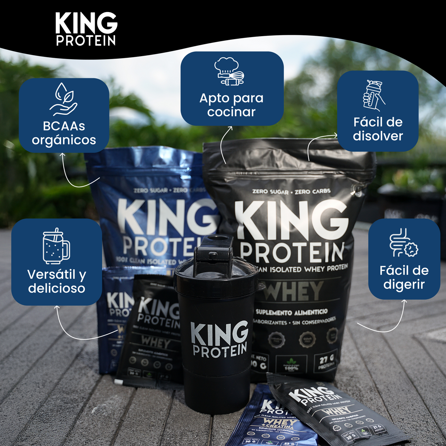 WHEY PROTEIN ISOLATE + CREATINA